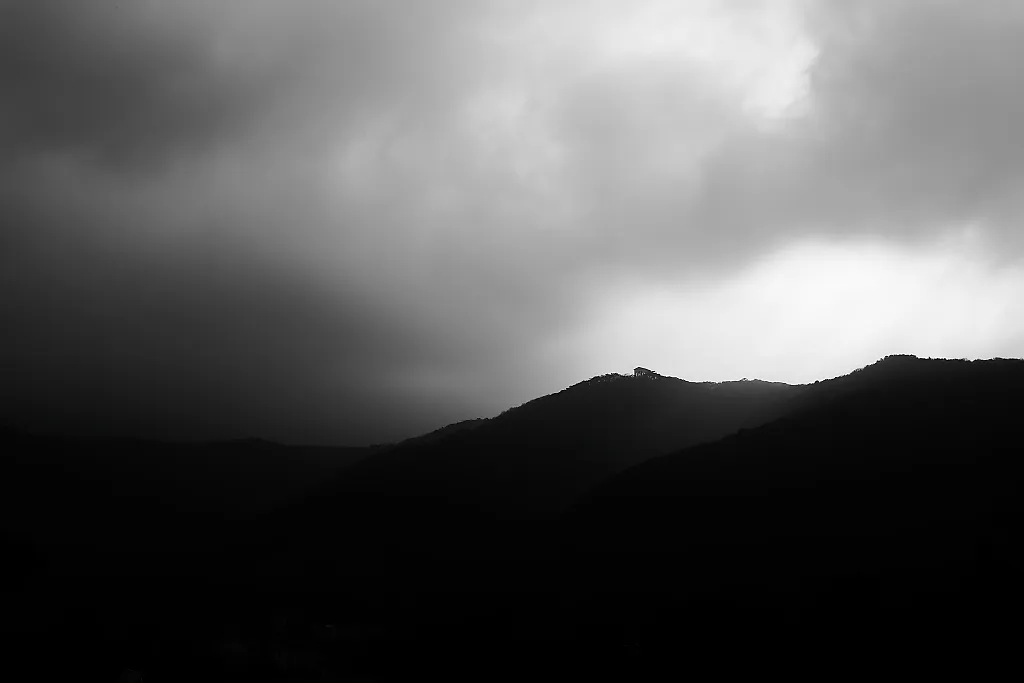 _astro/0015_temple on forested hills with strong backlight